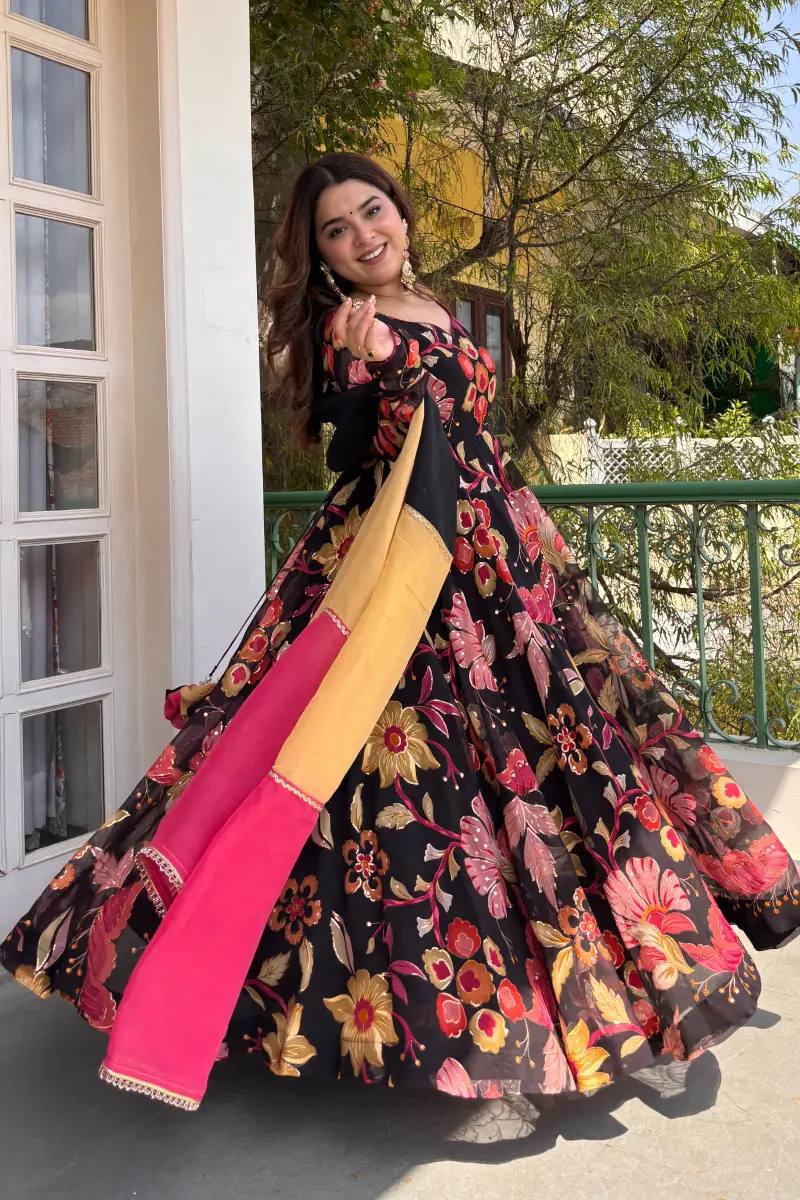 Freya Royal Designer Anarkali Suit Set