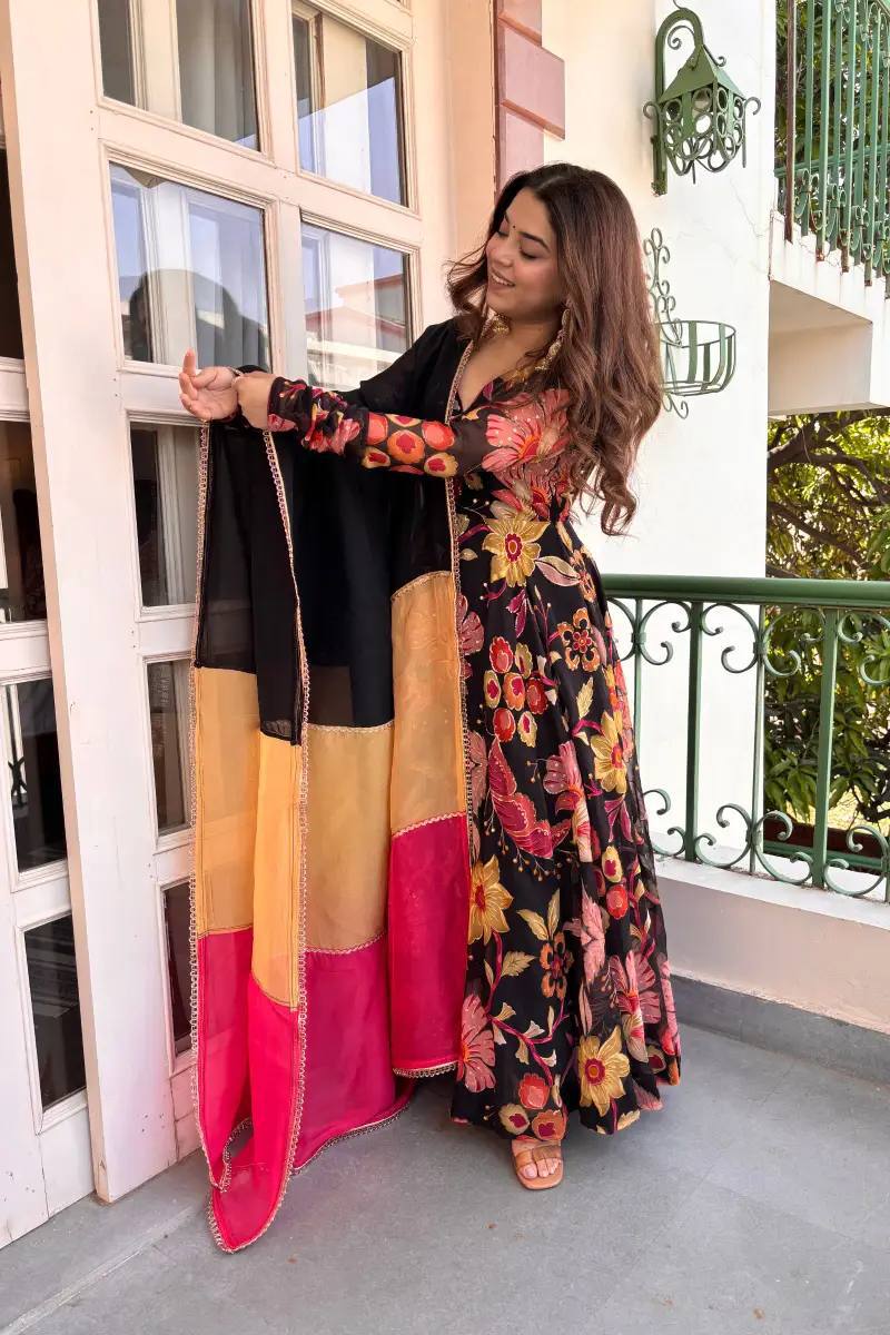 Freya Royal Designer Anarkali Suit Set