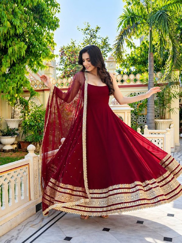 Maira Luxe Anarkali Suit Set