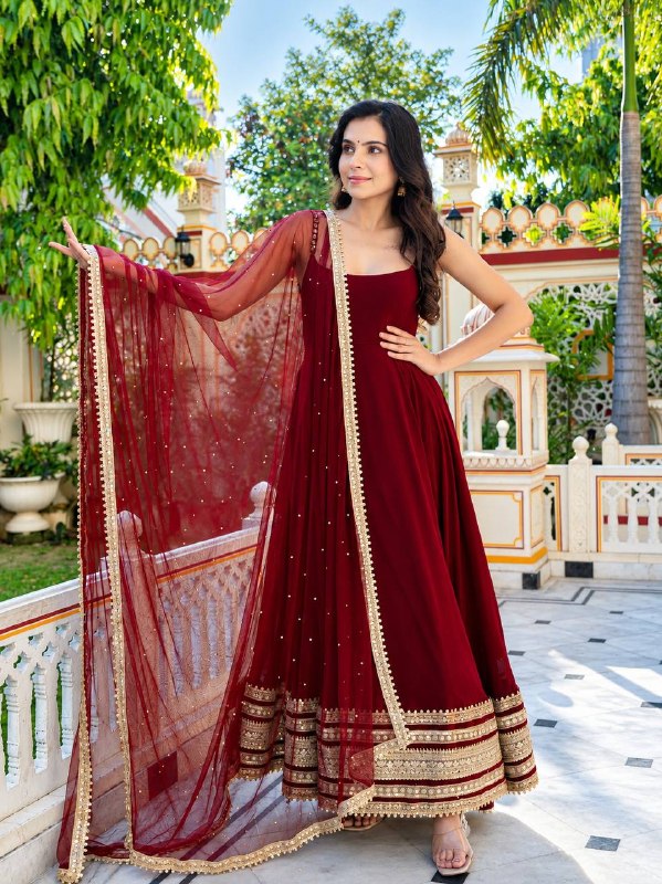 Maira Luxe Anarkali Suit Set