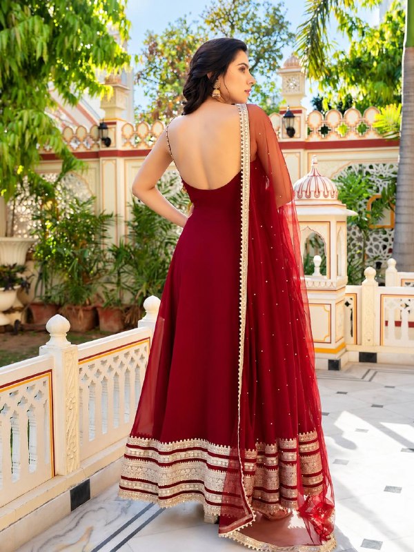 Maira Luxe Anarkali Suit Set