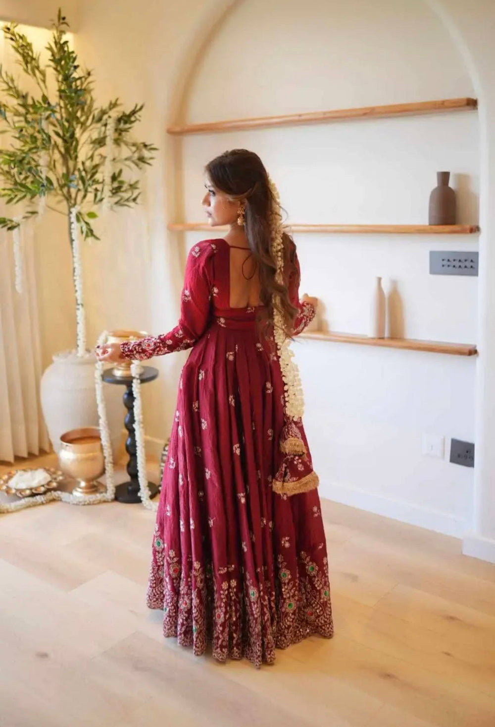 Krutika Elegant Embroidered Ethnic Wear Suit Set