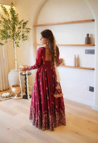 Krutika Elegant Embroidered Ethnic Wear Suit Set