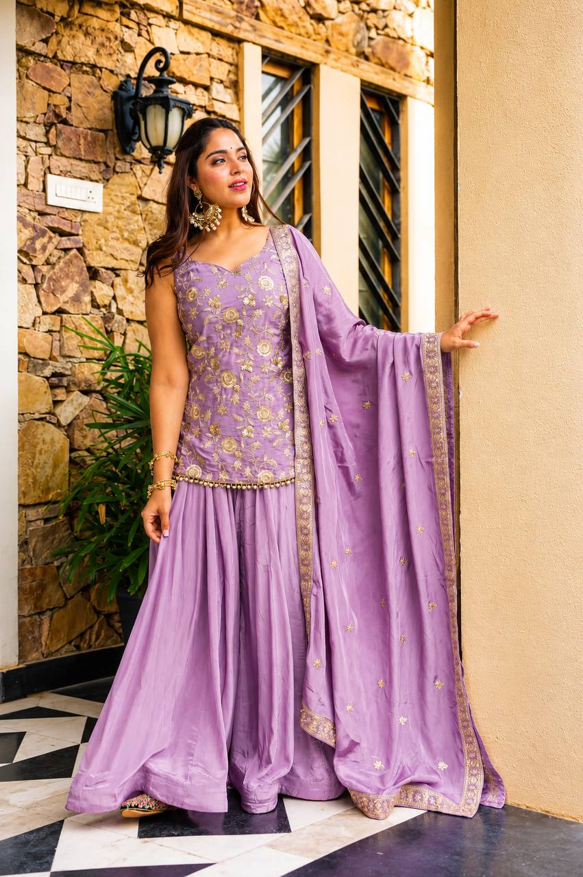 Raina Royal Anarkali Suit Set