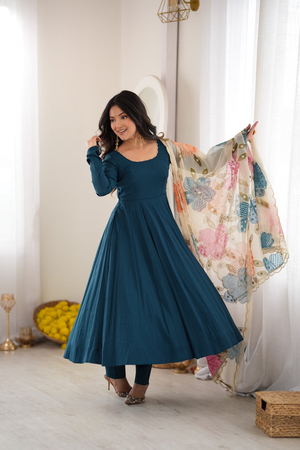 Safira Elegant Embroidered Ethnic Wear Set