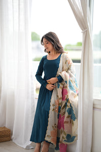 Safira Elegant Embroidered Ethnic Wear Set
