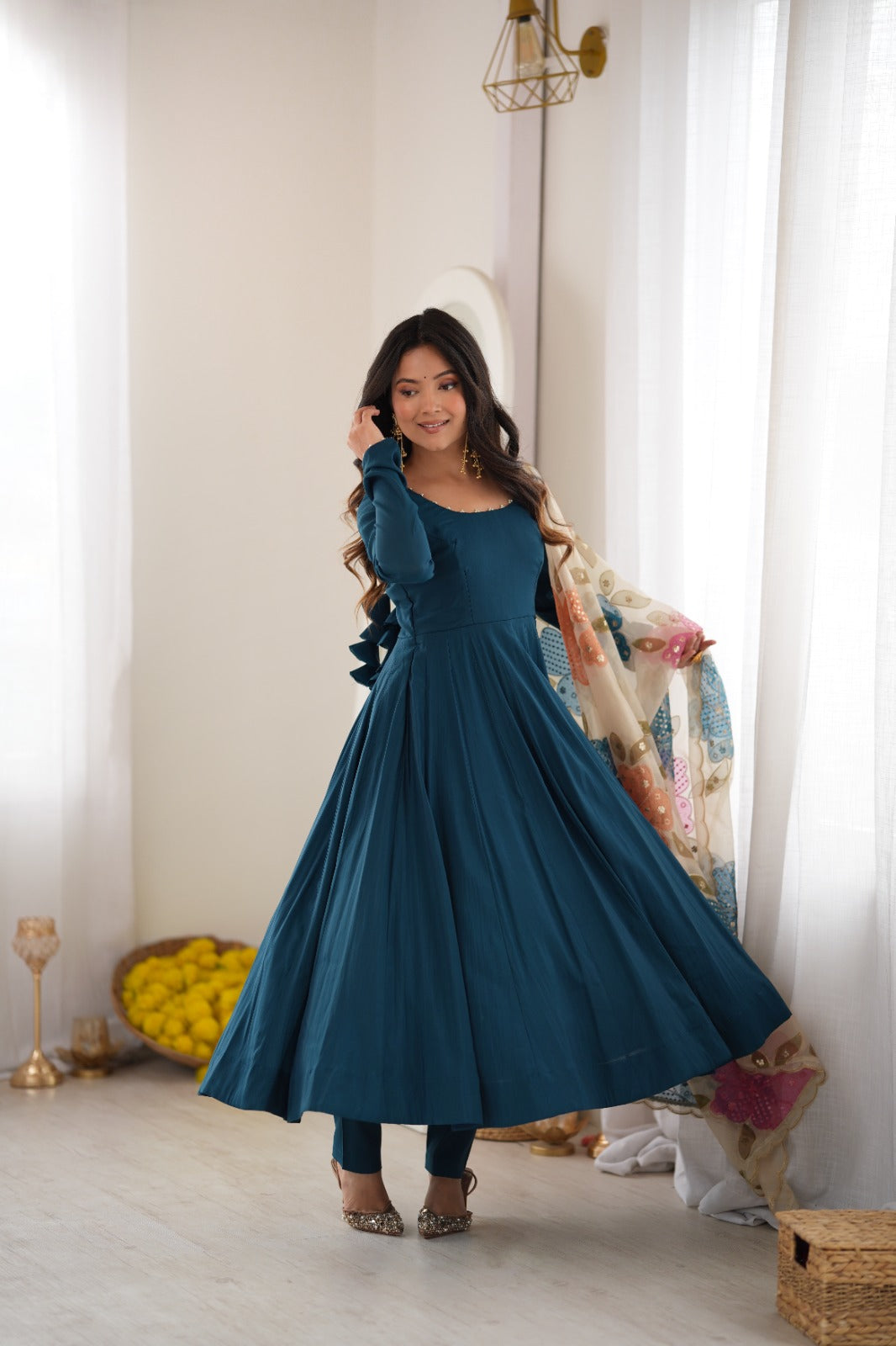 Safira Elegant Embroidered Ethnic Wear Set