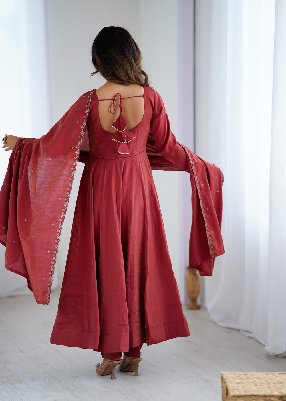 Premium Silk Abira Signature Edition Anarkali Suit Set