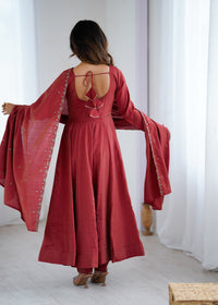 Premium Silk Abira Signature Edition Anarkali Suit Set