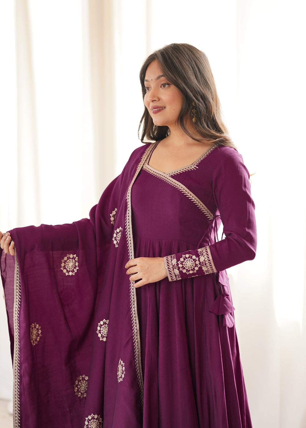Riddhima Elegant Embroidered Ethnic Wear Set
