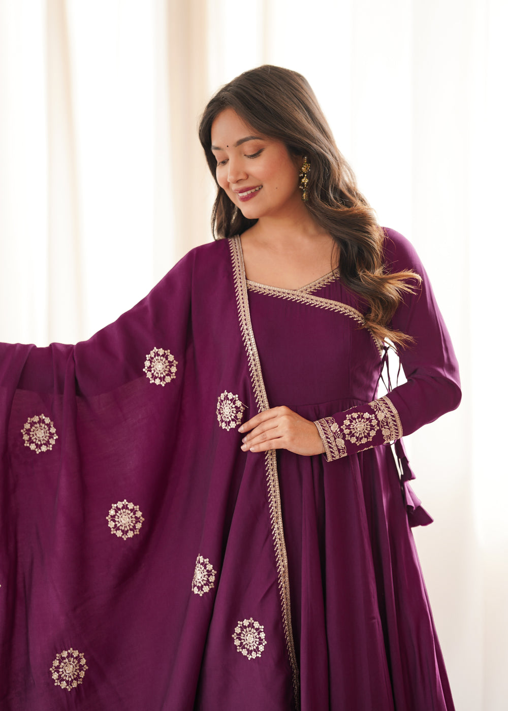 Riddhima Elegant Embroidered Ethnic Wear Set
