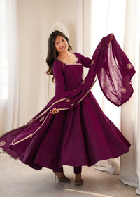 Riddhima Elegant Embroidered Ethnic Wear Set