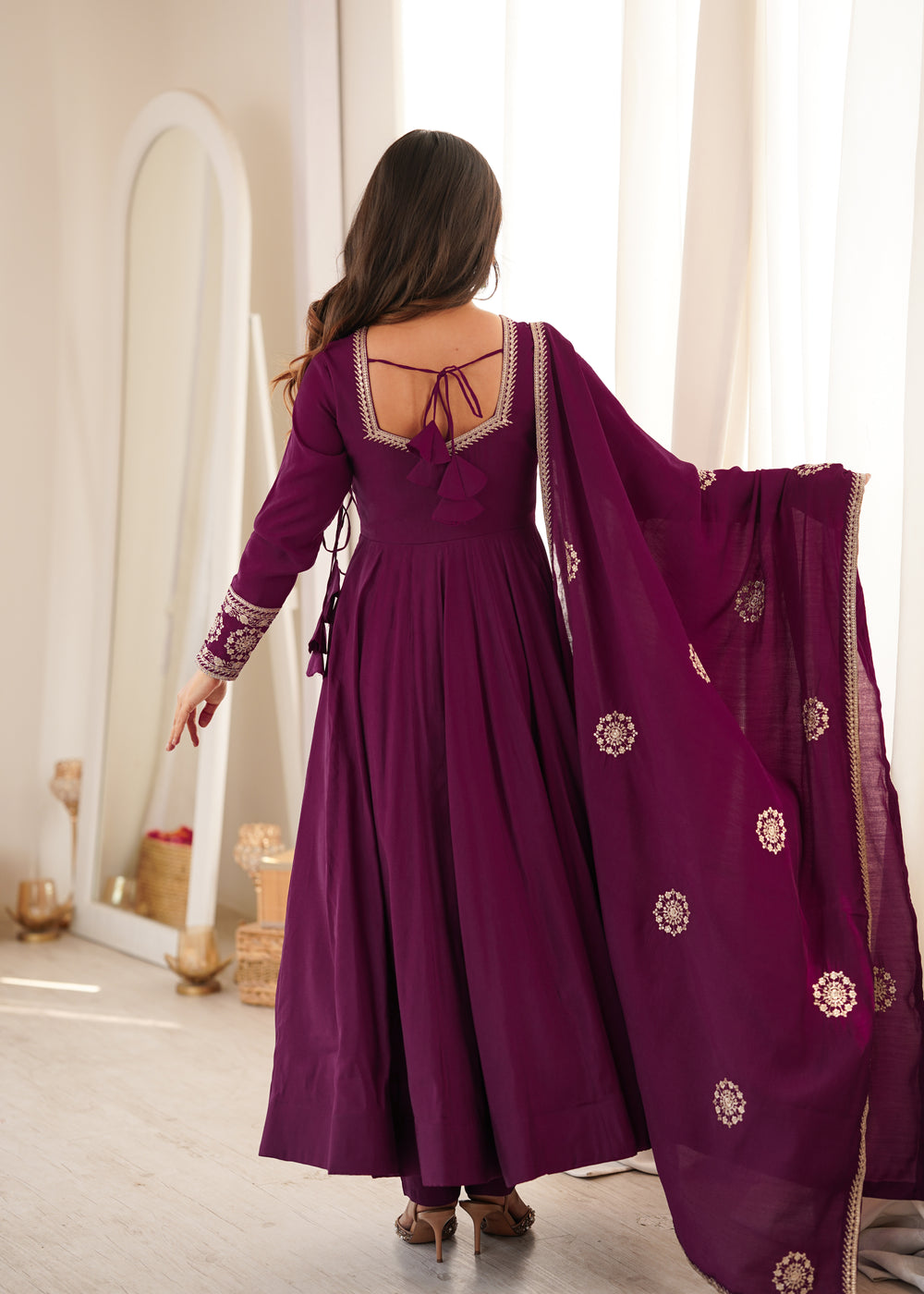 Riddhima Elegant Embroidered Ethnic Wear Set