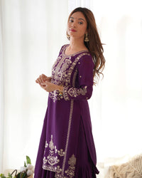 Premium Chinnon Silk Abira Signature Edition Anarkali Suit Set