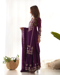Premium Chinnon Silk Abira Signature Edition Anarkali Suit Set
