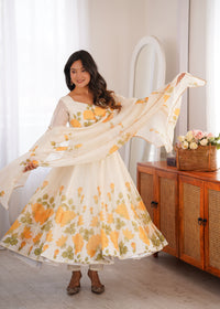 Kiara  Designer Floral Anarkali Set