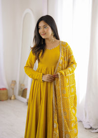 Anindita Elegant Embroidered Ethnic Wear Anarkali Sut Set