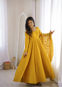 Anindita Elegant Embroidered Ethnic Wear Anarkali Sut Set