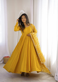 Anindita Elegant Embroidered Ethnic Wear Anarkali Sut Set