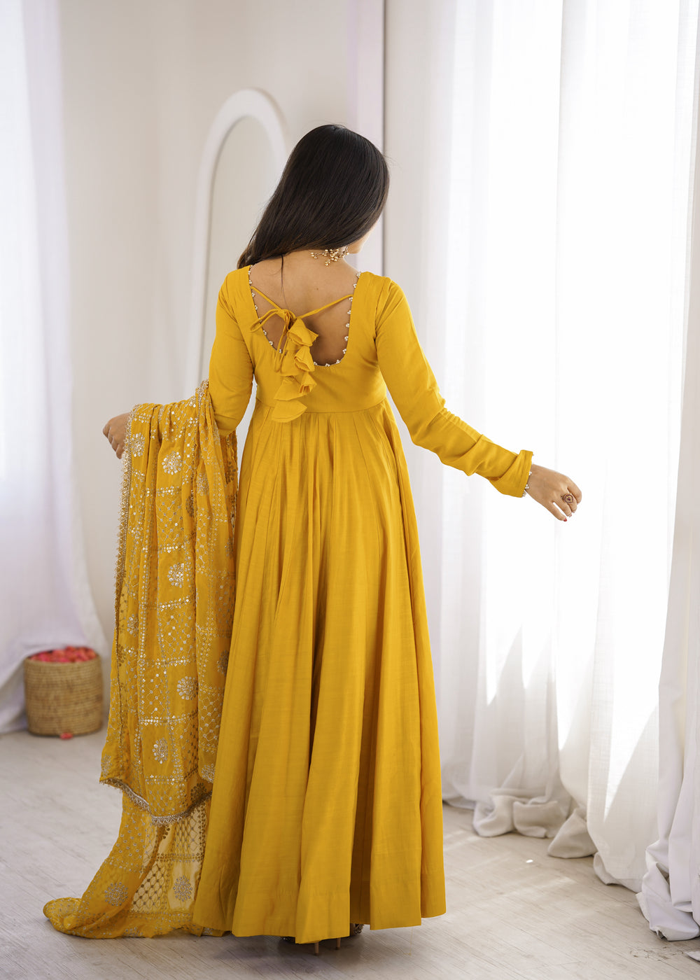 Anindita Elegant Embroidered Ethnic Wear Anarkali Sut Set