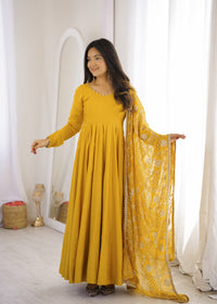 Anindita Elegant Embroidered Ethnic Wear Anarkali Sut Set