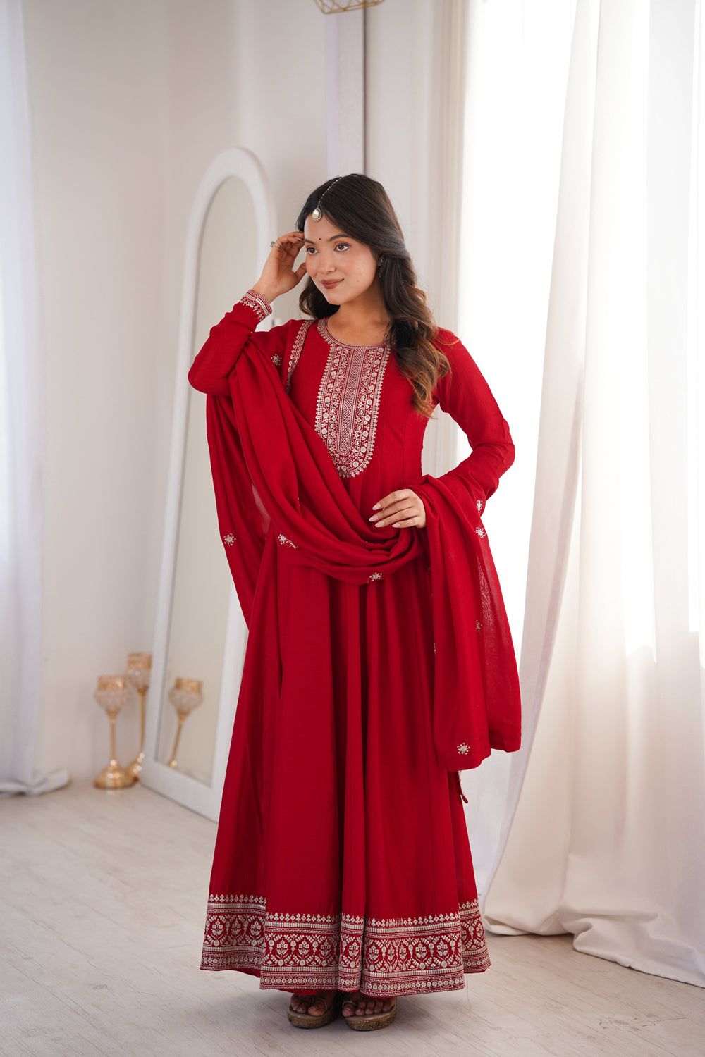 Saanvi Royal Embroidered Anarkali Collection
