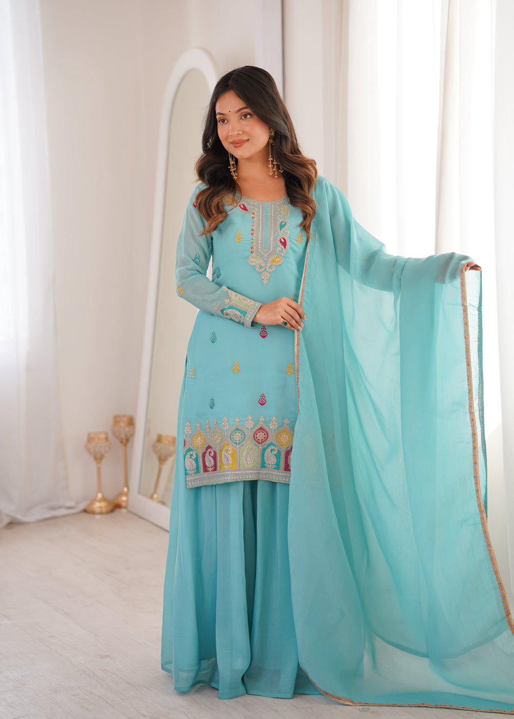 Mahika Luxe Festive Anarkali Suit Set