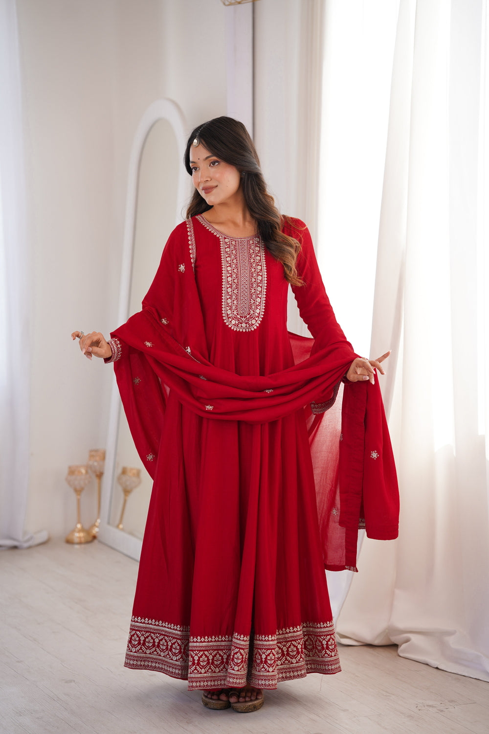 Saanvi Royal Embroidered Anarkali Collection
