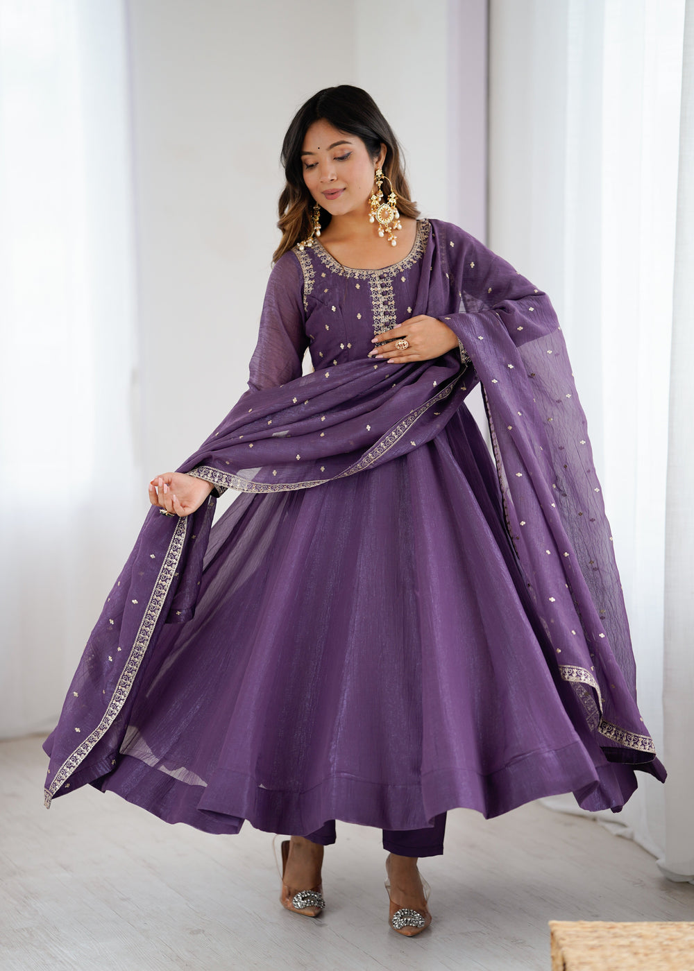 Almira Grace Occasion Wear Anarkali Suit Set