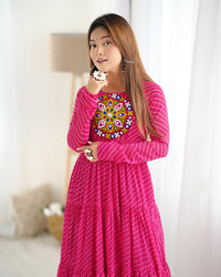 Evanya Luxe Traditional five Leyar Anarkali Suit Set