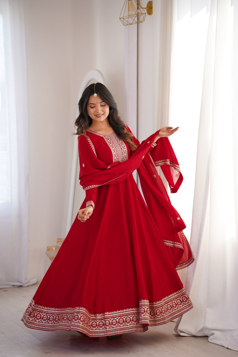Saanvi Royal Embroidered Anarkali Collection