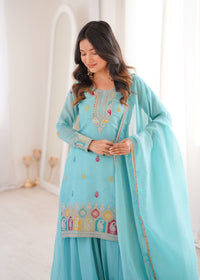 Mahika Luxe Festive Anarkali Suit Set