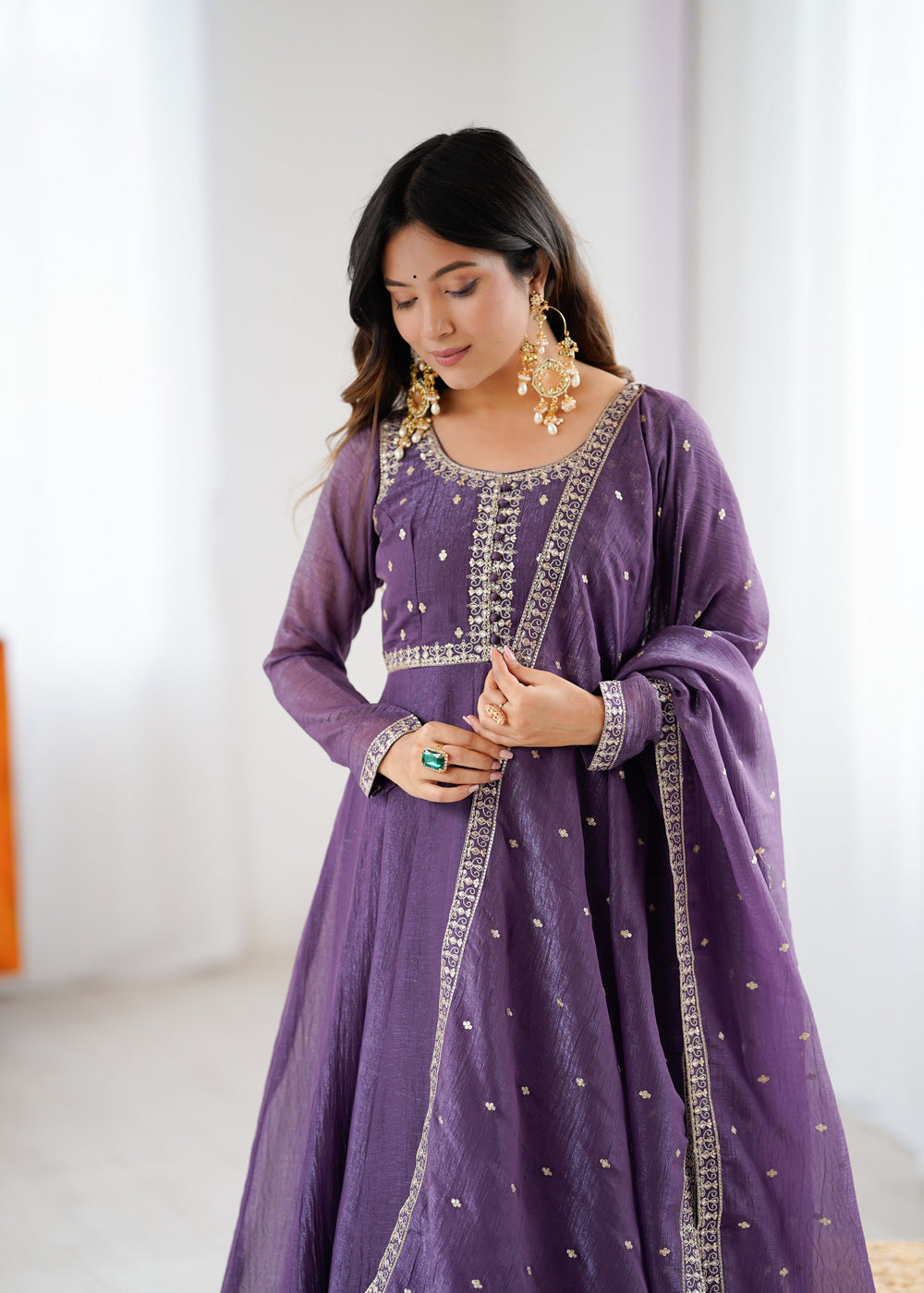 Almira Grace Occasion Wear Anarkali Suit Set