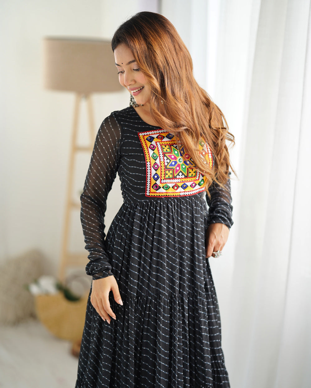 Aarzoo Luxe Traditional five Leyar Anarkali Suit Set