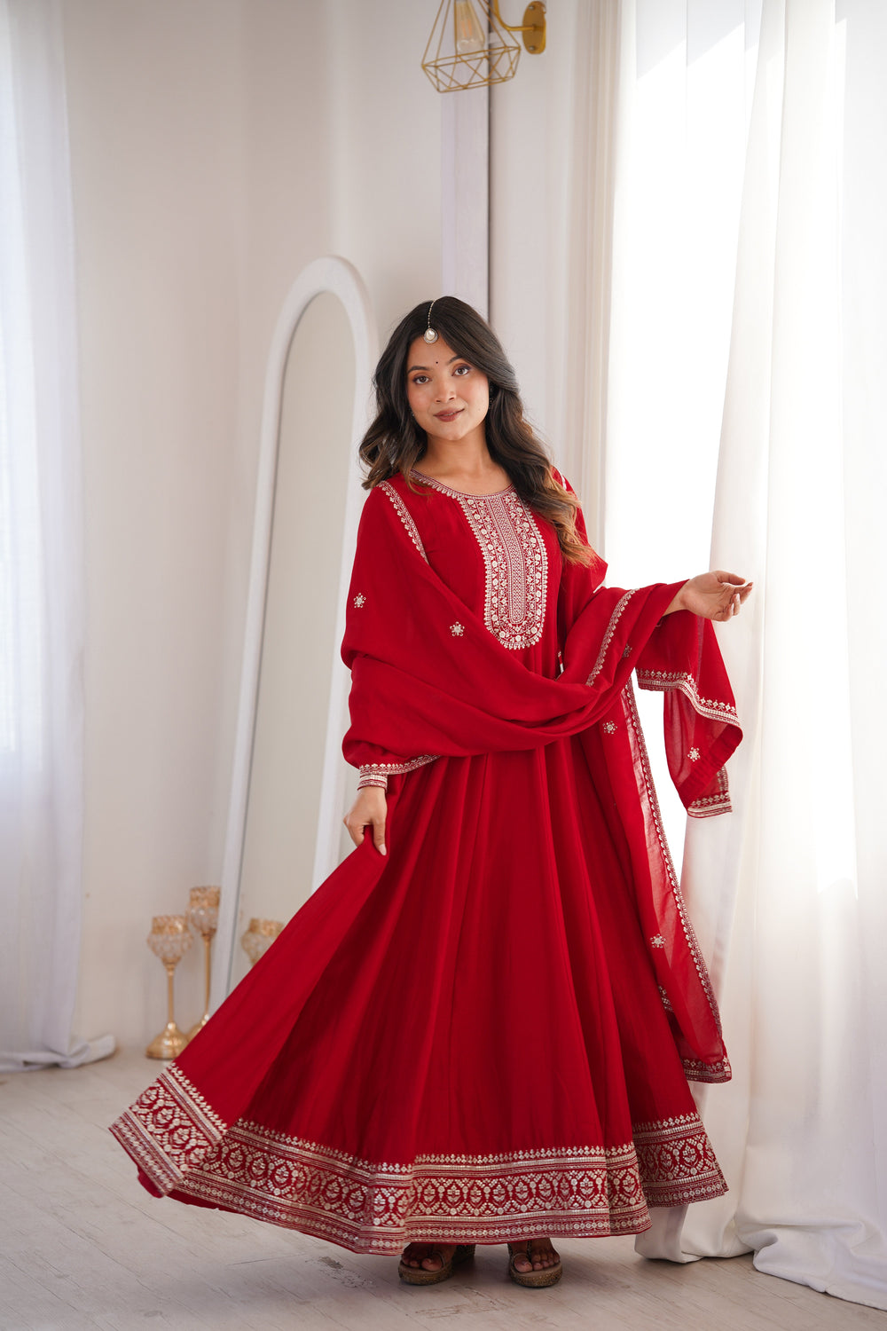 Saanvi Royal Embroidered Anarkali Collection