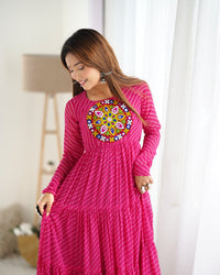 Evanya Luxe Traditional five Leyar Anarkali Suit Set