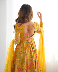 Kaevika Premium Roman Silk Chanderi Kediya Palazzo Set