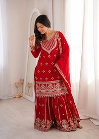 Aashi Royal Handwork Anarkali Suit Set