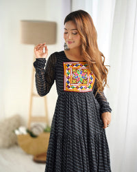 Aarzoo Luxe Traditional five Leyar Anarkali Suit Set